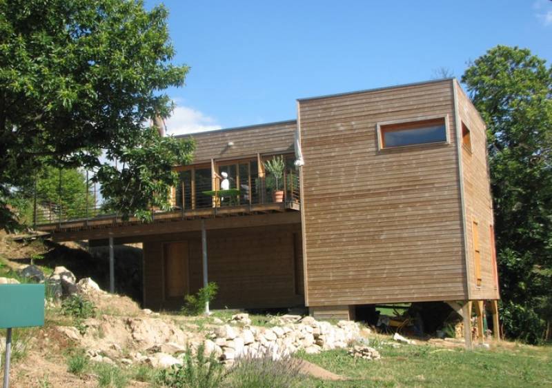Maison bois en ardèche