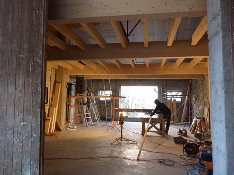 Transformation d'une grange