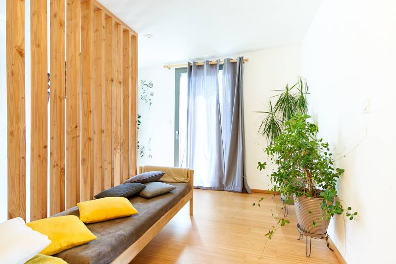 Aménagement de cloison bois intérieure