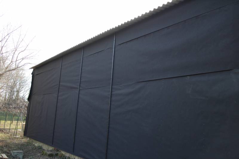 Pose du pare pluie avant le bardage