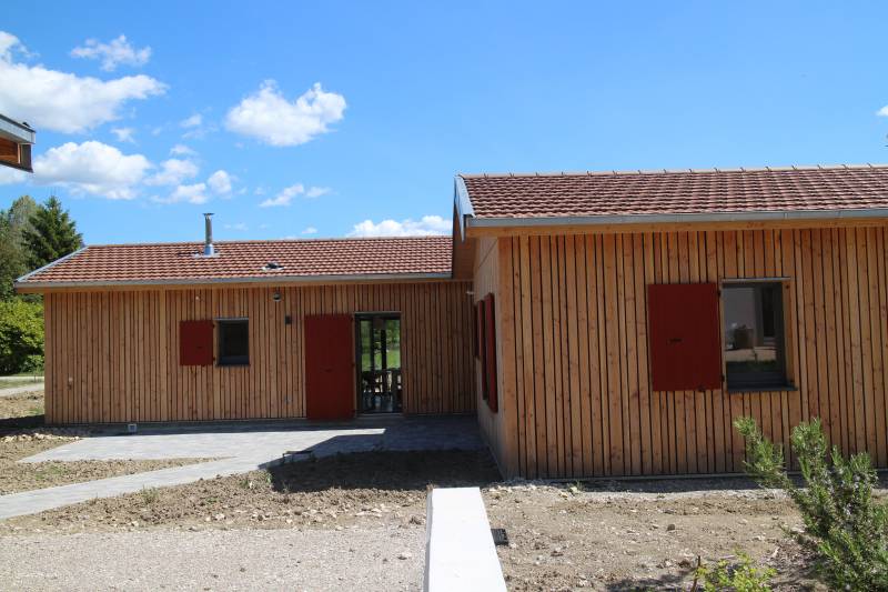 Bardage bois sur  maison bois à Die