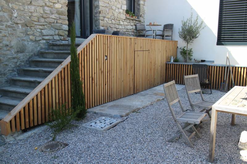 Rénovation et extension en bois d'une maison à Saillans dans la Drôme