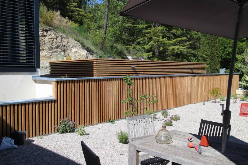 Rénovation et extension en bois d'une maison à Saillans dans la Drôme