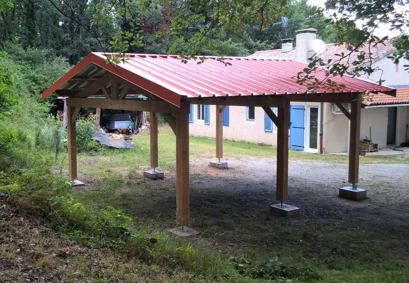 Toiture en bac acier