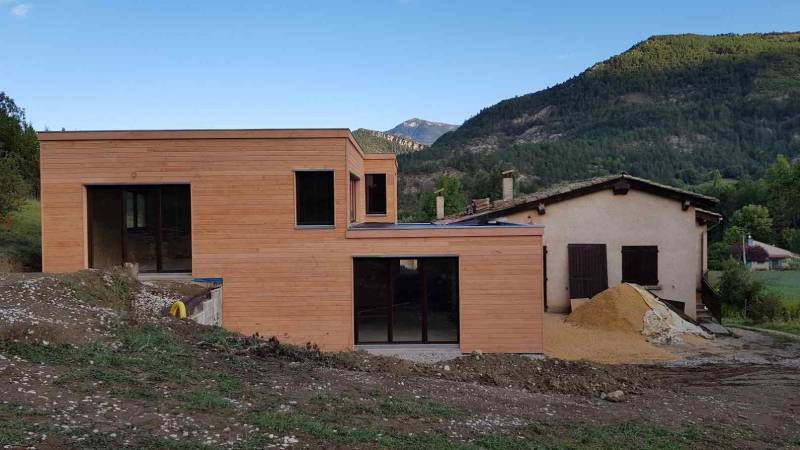 Extension en bois sur 2 niveaux