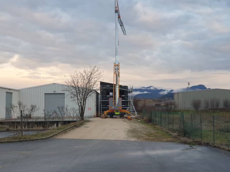 Montage des murs ossature bois