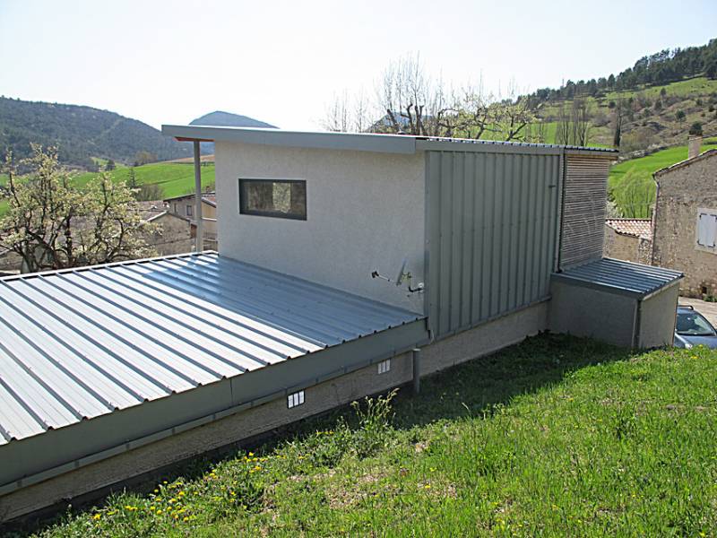 Toiture en bac acier