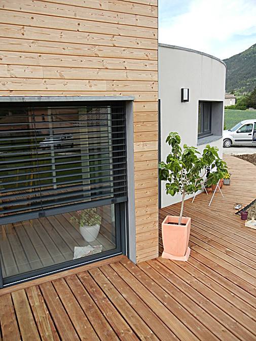 Terrasse en bois douglas