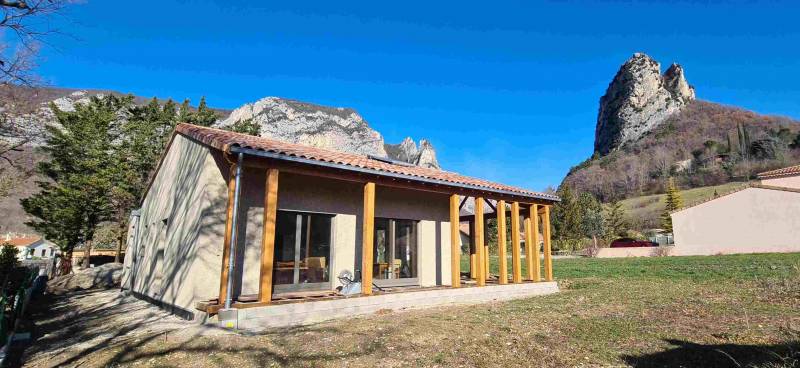 Maison en bois réalisée par Osébois à Saou en Drôme