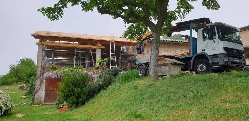 Rénovation de toiture à Eurre