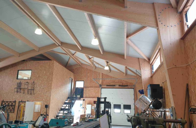 Vue intéreiure de l 'atelier